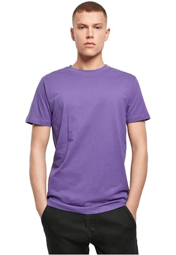 Build Your Brand Herren T-Shirt Round Neck, ultraviolet, 5XL von Build Your Brand