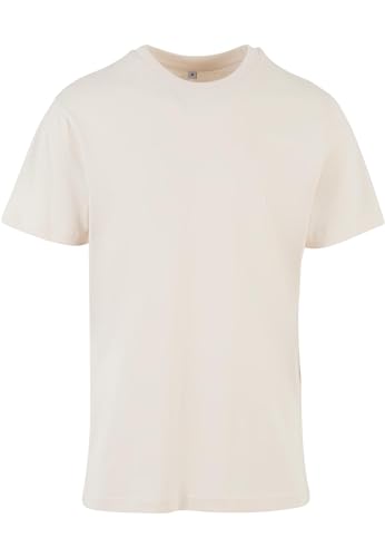 Build Your Brand Herren BY004-T-Shirt Round Neck T-Shirt, Marshmallow, 4XL von Build Your Brand