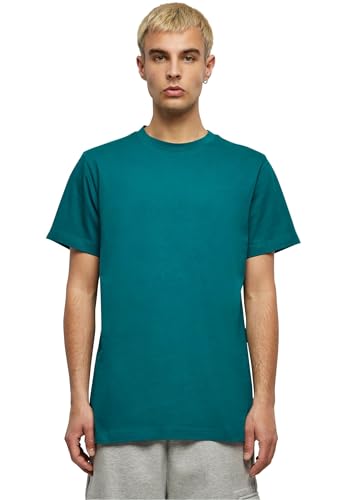 Build Your Brand Herren T-Shirt Round Neck, Männer Basic T-Shirt mit Rundhalsausschnit, Regular Fit, Baumwolle, Retrogreen, 3XL von Build Your Brand