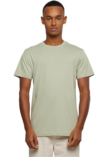 Build Your Brand Herren T-Shirt Round Neck, Männer Basic T-Shirt mit Rundhalsausschnit, Regular Fit, Baumwolle, Softsalvia, XXL von Build Your Brand