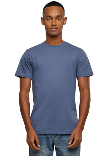 Build Your Brand Herren BY004-T-Shirt Round Neck T-Shirt, vintageblue, S von Build Your Brand