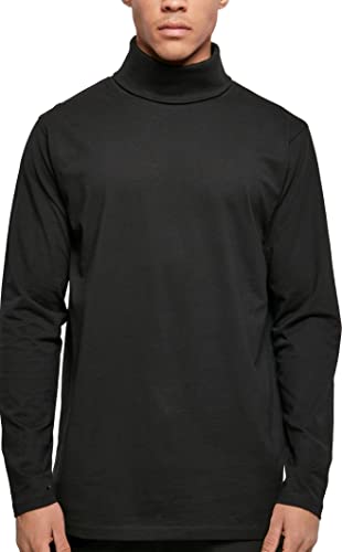 Build Your Brand Herren Turtle Neck Ls T-Shirt, Schwarz, L von Build Your Brand