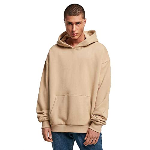 Build Your Brand Herren Ultra Heavy Hoody Kapuzenpullover, Unionbeige, 4XL von Build Your Brand