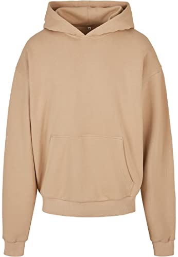 Build Your Brand Herren Kapuzenpullover Ultra Heavy Hoody, Farbe unionbeige, Größe XXL von Build Your Brand