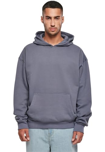 Build Your Brand Herren Kapuzenpullover Ultra Heavy Hoody, Farbe vintageblue, Größe XL von Build Your Brand