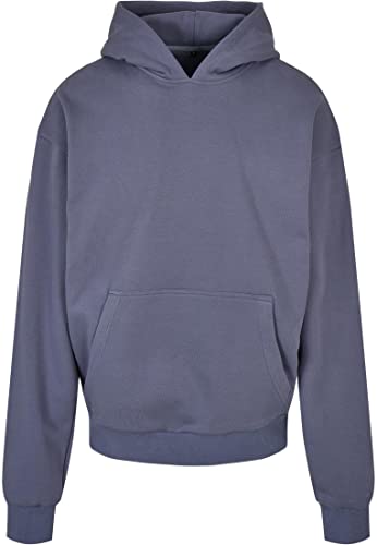 Build Your Brand Herren Ultra Heavy Hoody Kapuzenpullover, Vintageblue, M von Build Your Brand