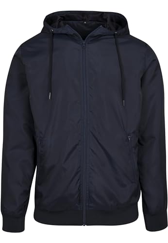 Build Your Brand Herren Windrunner Jacke, per pack Blau (Navy/Navy 00835), X-Large (Herstellergröße: XL) von Build Your Brand