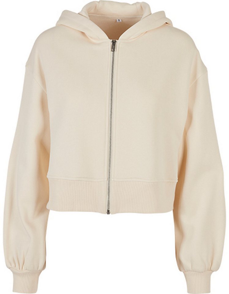 Build Your Brand Kapuzensweatshirt Ladies Short Oversized Zip Jacket von Build Your Brand