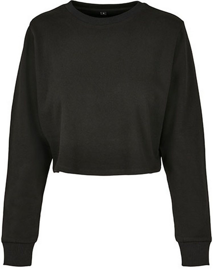 Build Your Brand Sporttop Ladies´ Terry Cropped Crew von Build Your Brand