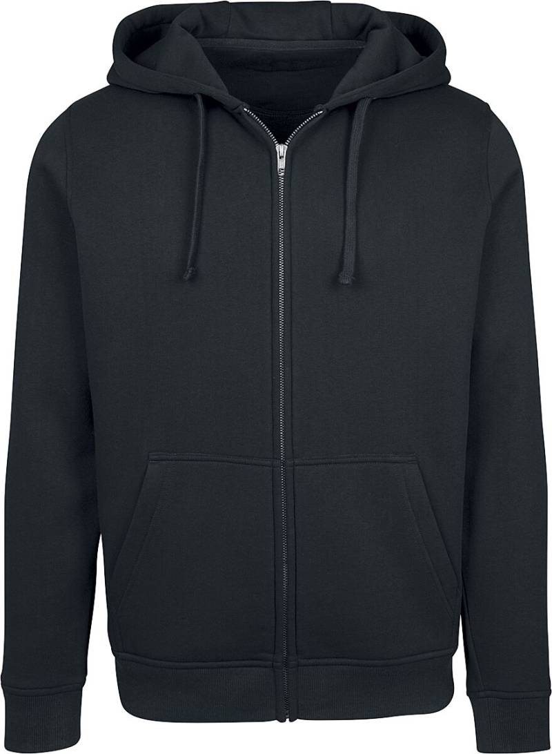 Build Your Brand Kapuzenjacke - Basic Sweat Zip Hoody - S - für Männer - Größe S - schwarz von Build Your Brand