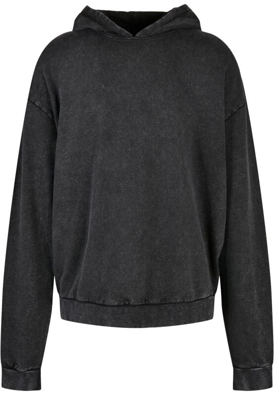 Build Your Brand Kapuzenpullover - Acid Washed Oversized Hoody - S bis L - für Männer - Größe S - grau von Build Your Brand