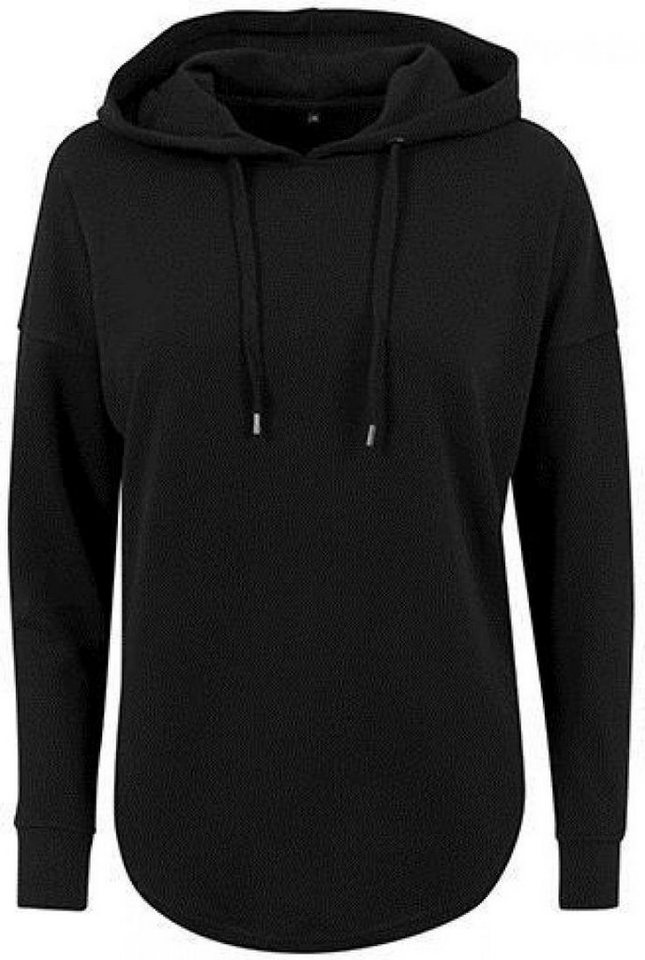 Build Your Brand Kapuzenpullover Damen Oversized Hoody / Modisch abgerundeter Saum von Build Your Brand