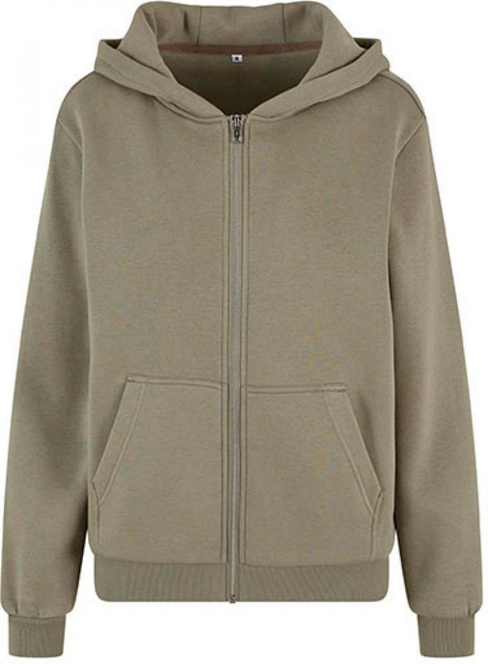 Build Your Brand Kapuzensweatjacke Damen Fluffy Zip Hoody Kapuzenjacke Build Your Brand Kapuzensweatjacke Damen Fluffy Zip Hoody Kapuzenjacke von Build Your Brand