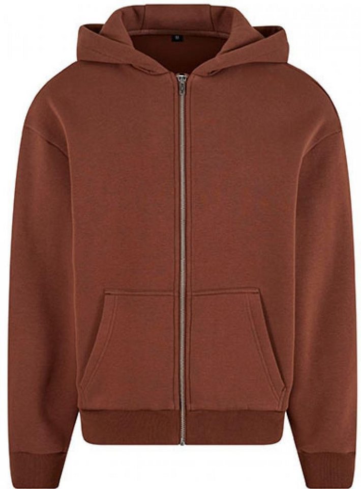 Build Your Brand Kapuzensweatjacke Fluffy Zip Hoody Herren Kapuzenjacke von Build Your Brand