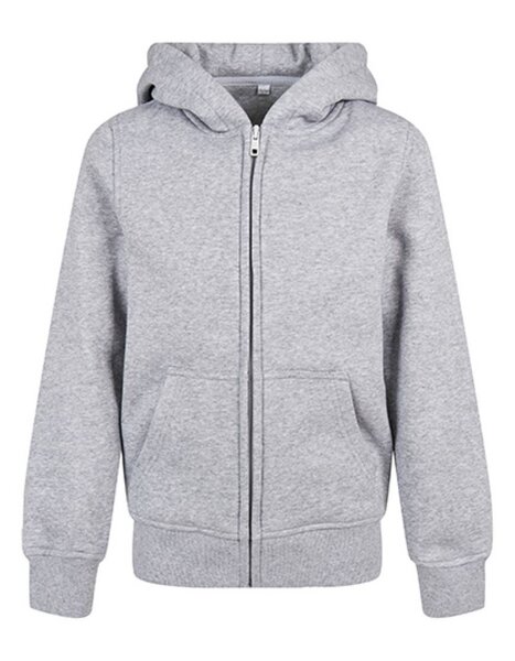 Build Your Brand Kids´ Organic Basic Sweatjacke mit Kapuze von Build Your Brand