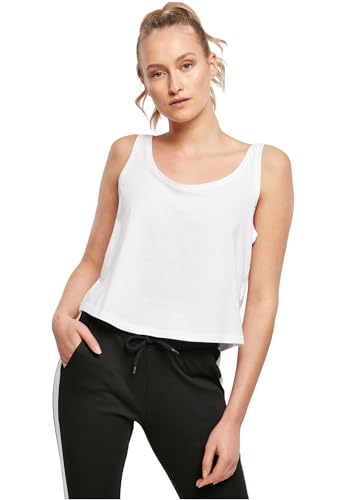 Build Your Brand Ladies Oversized Tanktop Weiß White M von Build Your Brand