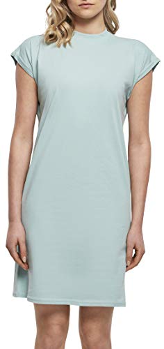 Build Your Brand Ladies Turtle Extended Shoulder Dress, bluemint, S von Build Your Brand