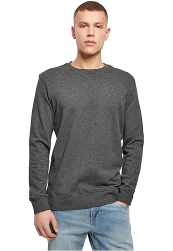 Build Your Brand Light Crew Sweatshirt, L, Charcoal (Heather) von Build Your Brand