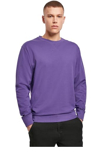 Build Your Brand Light Crew Sweatshirt Ultraviolett XL von Build Your Brand