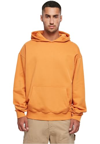 Build Your Brand Men's BY162-Ultra Heavy Cotton Box Hoody Hooded Sweatshirt, forgottenorange, XXL von Build Your Brand