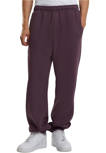 Build Your Brand Men's BY286-Fluffy Sweatpants, Plumpurple, 3XL von Build Your Brand