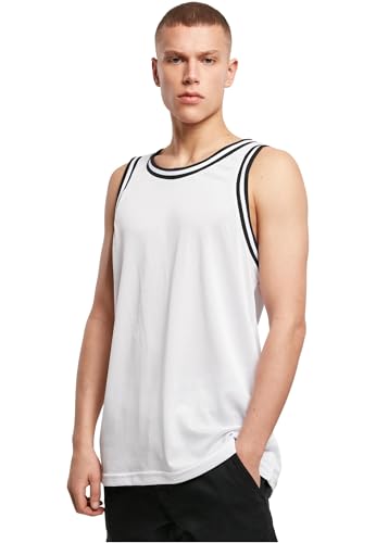 Build Your Brand Mesh Tanktop XXL,White von Build Your Brand