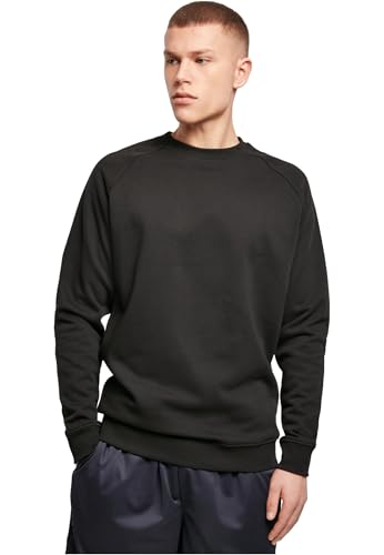 Build Your Brand Raglan Sweat Crewneck, Black, 4XL von Build Your Brand