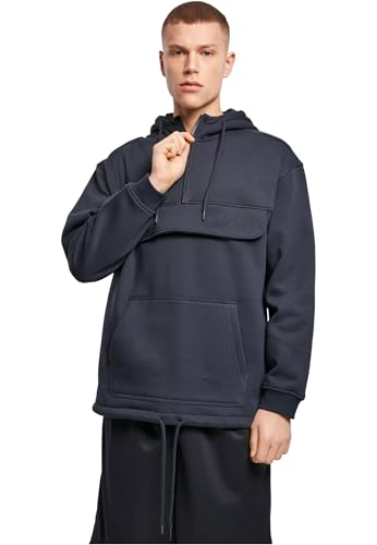 Build Your Brand Sweat Pull Over Hoody, Navy, M von Build Your Brand