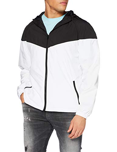 Build Your Brand 2-Tone Tech Windrunner, White/Black, XL Build Your Brand 2-Tone Tech Windrunner, White/Black, XL von Build Your Brand