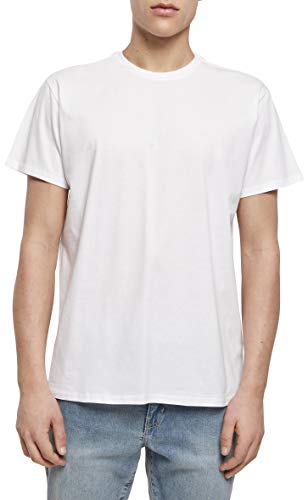 Build Your Brand Mens BY090-Basic T-Shirt, White, 4XL von Build Your Brand