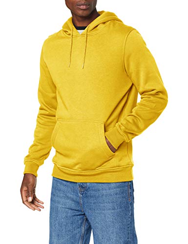 Build Your Brand Herren Heavy Hoody Kapuzenpullover, Taxi Yellow, L von Build Your Brand