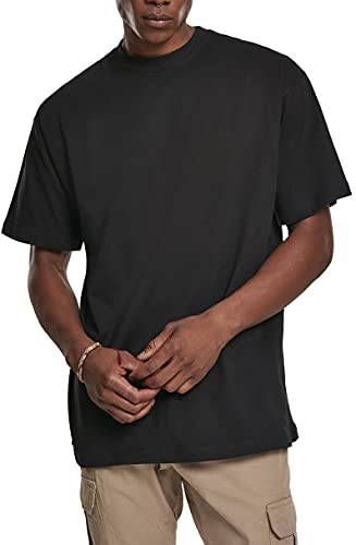 Build Your Brand Mens BY122-Premium Combed Jersey Loose T-Shirt, Black, L von Build Your Brand