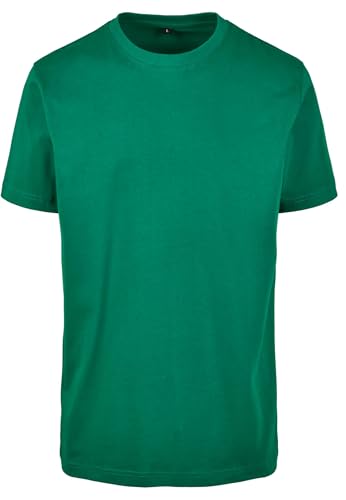 Build Your Brand Herren T-Shirt Round Neck, forest green, L von Build Your Brand