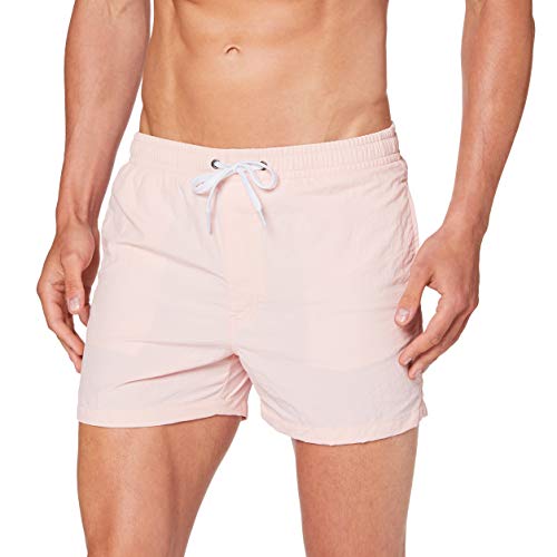 Build Your Brand Mens Swim Shorts, pink, 3XL von Build Your Brand