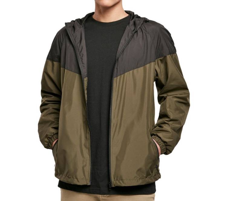 Build Your Brand Regenjacke Windbreaker Regen Jacke Unisex Windrunner Herren Damen mit Kapuze von Build Your Brand