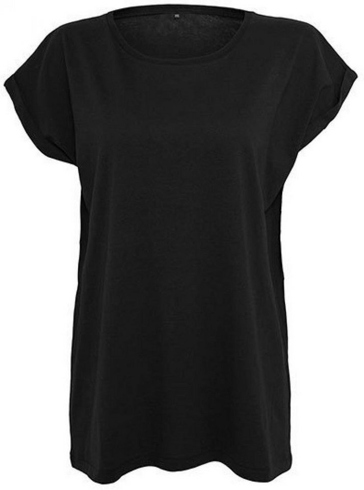 Build Your Brand Rundhalsshirt Ladies Extended Shoulder Damen T-Shirt von Build Your Brand