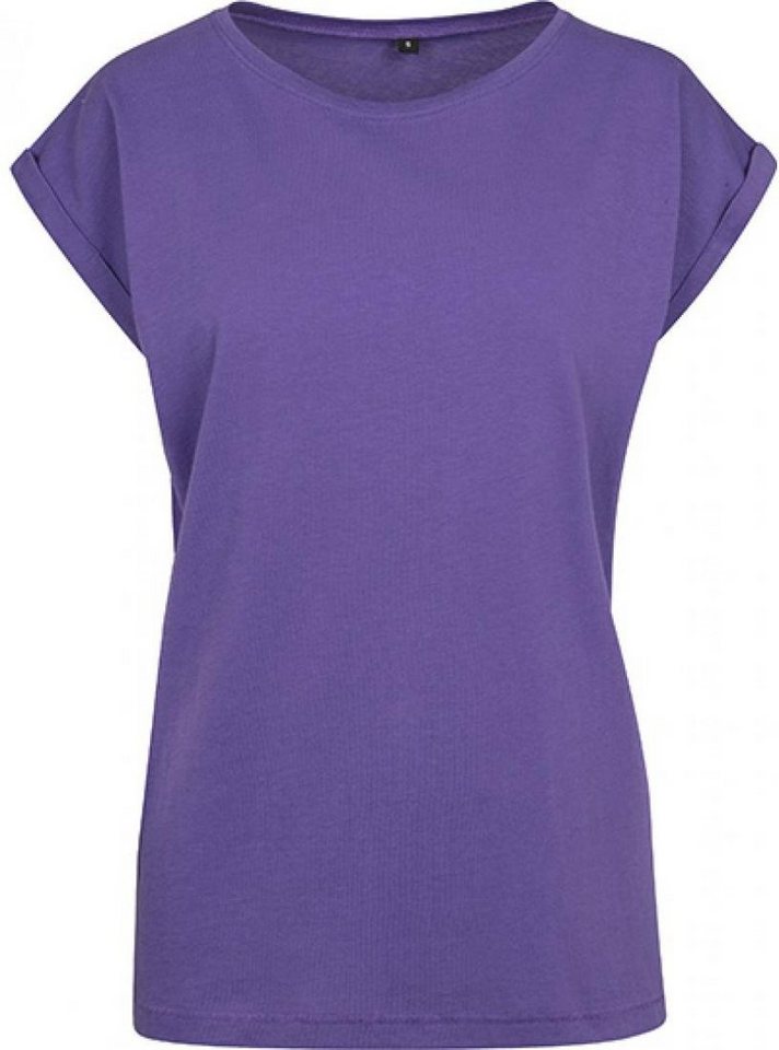 Build Your Brand Rundhalsshirt Ladies Extended Shoulder Damen T-Shirt von Build Your Brand