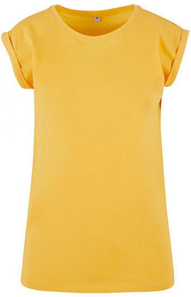 Build Your Brand Rundhalsshirt Ladies Extended Shoulder Damen T-Shirt von Build Your Brand