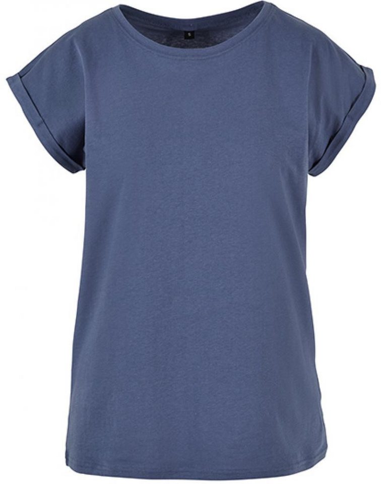 Build Your Brand Rundhalsshirt Ladies Extended Shoulder Damen T-Shirt von Build Your Brand