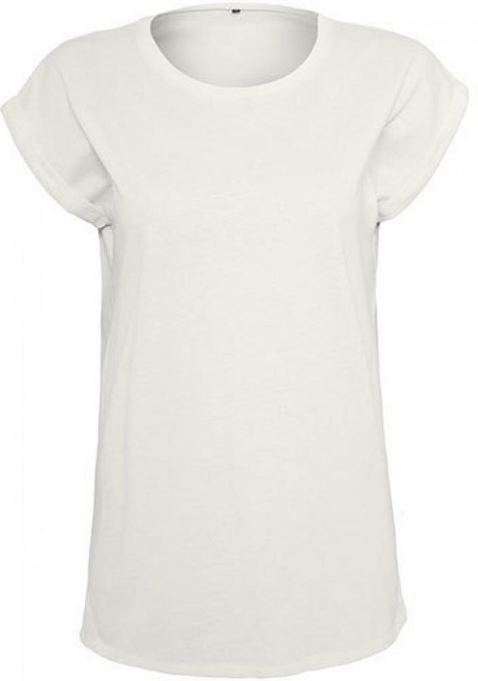 Build Your Brand Rundhalsshirt Ladies Extended Shoulder Damen T-Shirt von Build Your Brand