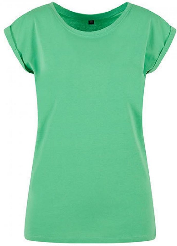 Build Your Brand Rundhalsshirt Ladies Extended Shoulder Damen T-Shirt von Build Your Brand
