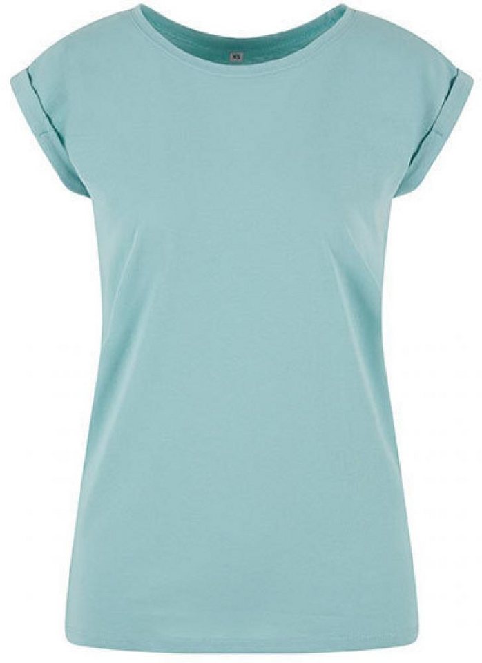 Build Your Brand Rundhalsshirt Ladies Extended Shoulder Damen T-Shirt von Build Your Brand