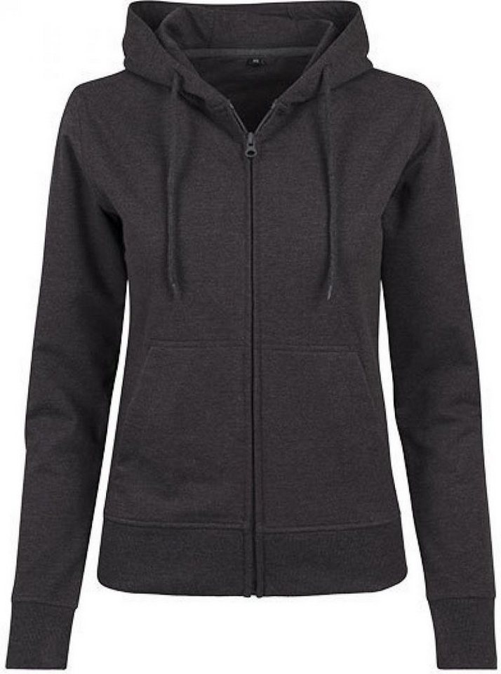 Build Your Brand Sweatjacke Damen Terry Zip Hoody von Build Your Brand