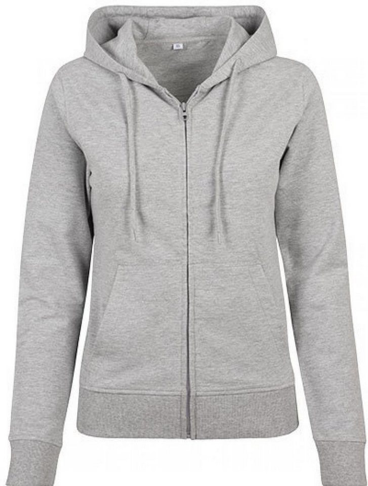 Build Your Brand Sweatjacke Damen Terry Zip Hoody von Build Your Brand