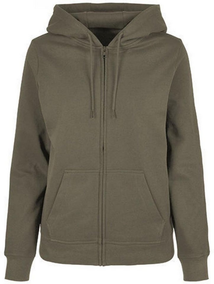 Build Your Brand Sweatjacke Ladies Basic Zip Hoody - Damen Kapuzen Sweatjacke von Build Your Brand