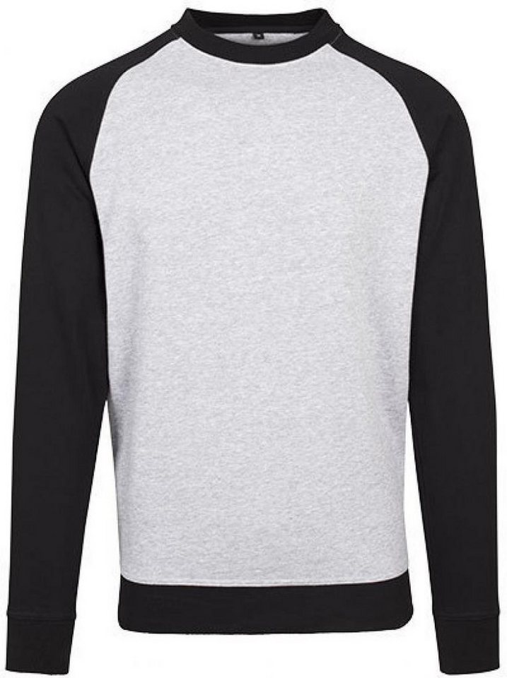 Build Your Brand Sweatshirt Herren Raglan Crewneck von Build Your Brand