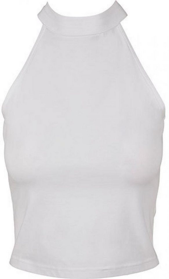 Build Your Brand Tanktop Damen Top, Turtleneck Short Top, Baumwolle mit Stretchanteil von Build Your Brand