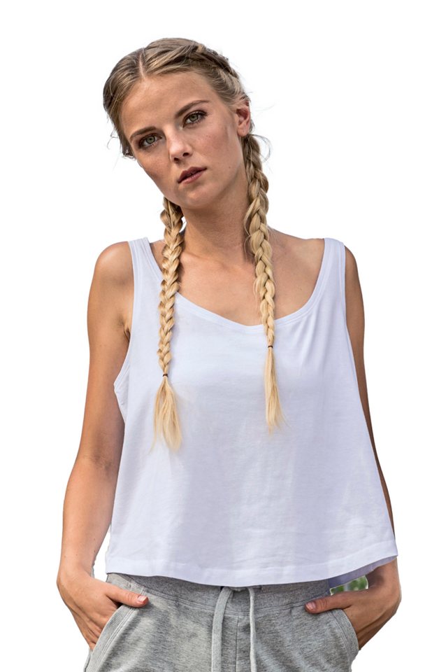 WITORU Tanktop 1er/2er-Pack leichtes Damen Oversized Tank Top / ärmelloses Shirt (1-tlg., 1er-Pack, 2er-Pack) Gr. XS bis 5XL von WITORU