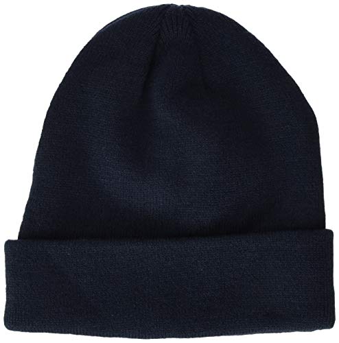 Build Your Brand Unisex-Adult BY001-Heavy Knit Beanie Hat, Navy, one Size von Build Your Brand