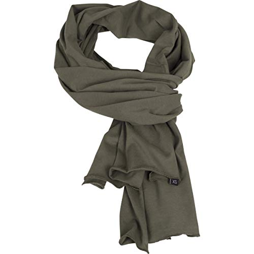 Build Your Brand Unisex-Adult BY063-Jersey Scarf Schal, Olive, one Size von Build Your Brand